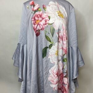 Ted Baker London new floral filter sleeve mini dress